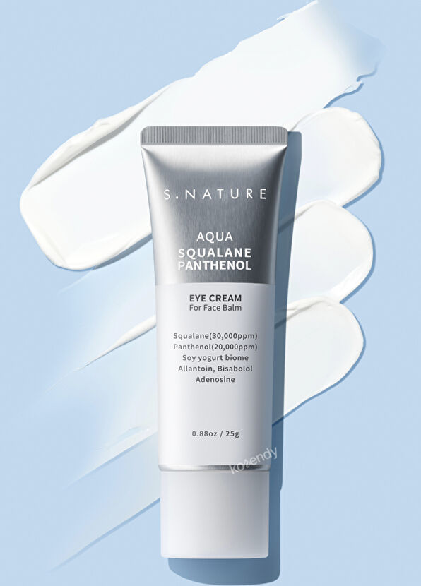 S.Nature Aqua Squalane Panthenol Eye Cream For Face Balm Loss of Elasticity and Dark Circle Appearance Prevention Eye Cream 25 gr - 2