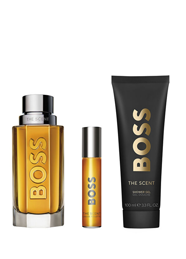 Hugo Boss The Scent EDT 100 ml Perfume + Travel Size 10 ml Perfume + EDT 100 ml Shower Gel Men's Perfume Set - 2