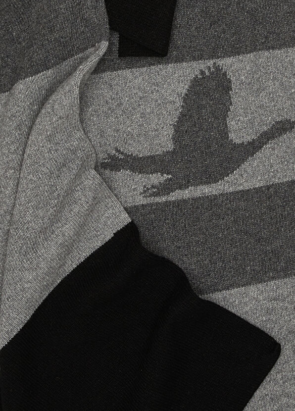 Beymen Club Siyah Erkek Yün Atkı - 4