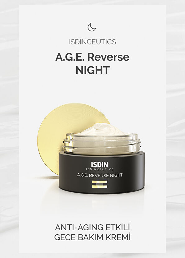 Isdin Age Reverse Night Yaşlanma Karşıtı Yüz Kremi 50 ml - 2