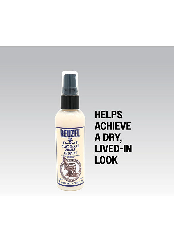 Reuzel Clay Spray Erkekler İçin Hacim Veren Şekillendirici Saç Spreyi 100 ml - 4