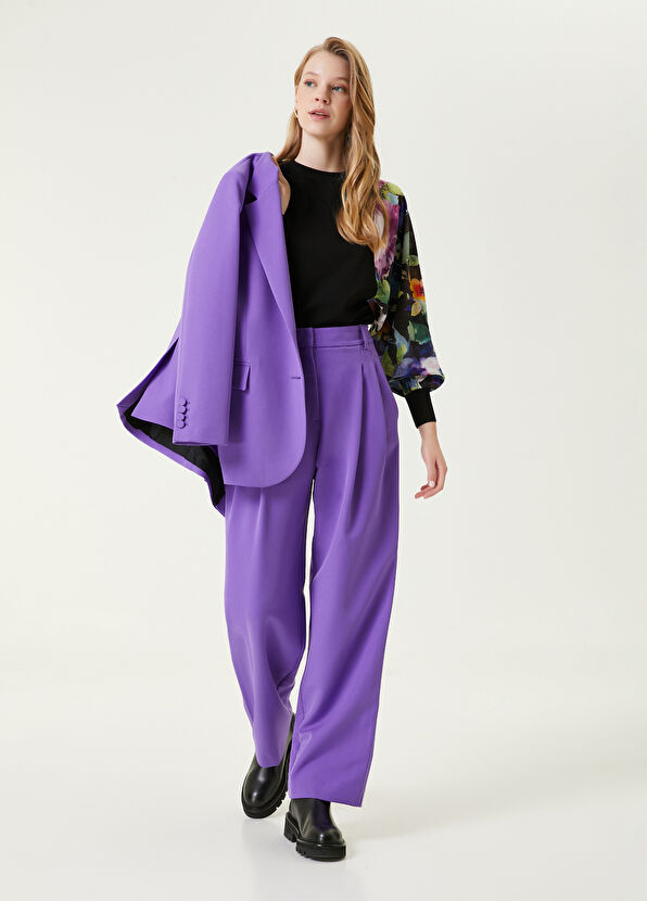 Beymen Club Siyah Gül Desenli Kazak - 2