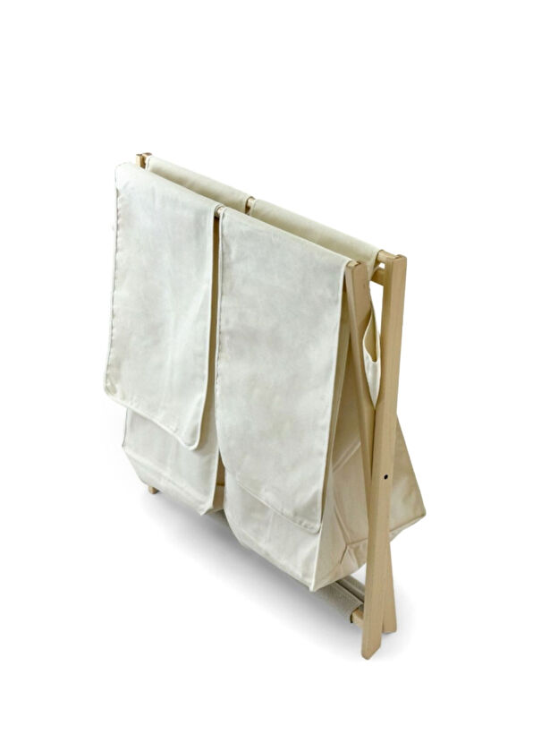 Arredamenti Naturel Ahşap Katlanabilir Çamaşır Sepeti - 3