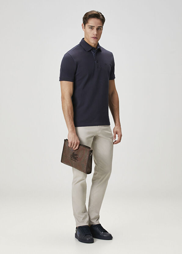 Kahverengi Etnik Desenli Erkek El Portföyü - Görsel 4