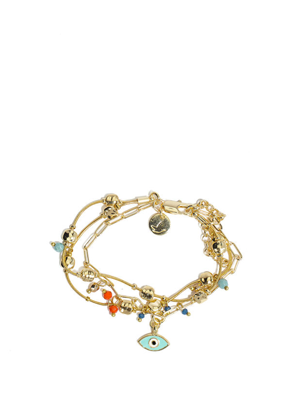 Beymen Club Gold Stone Women's Chain Bracelet - 2