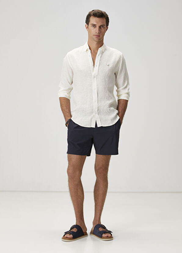 Beymen Club Lacivert Beli Kordonlu Mayo - 1