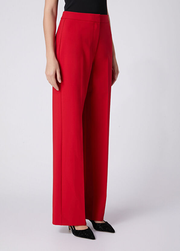 Beymen Club Red Pipe Leg Evening Pants - 4