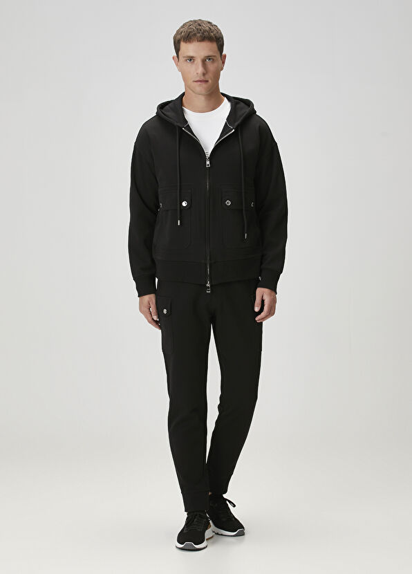 Michael Kors Siyah Beli Kordonlu Kargo Eşofman Altı - 1