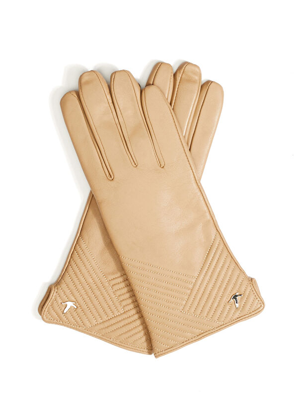 Beymen Club Vizon Kadın Deri Eldiven - 2