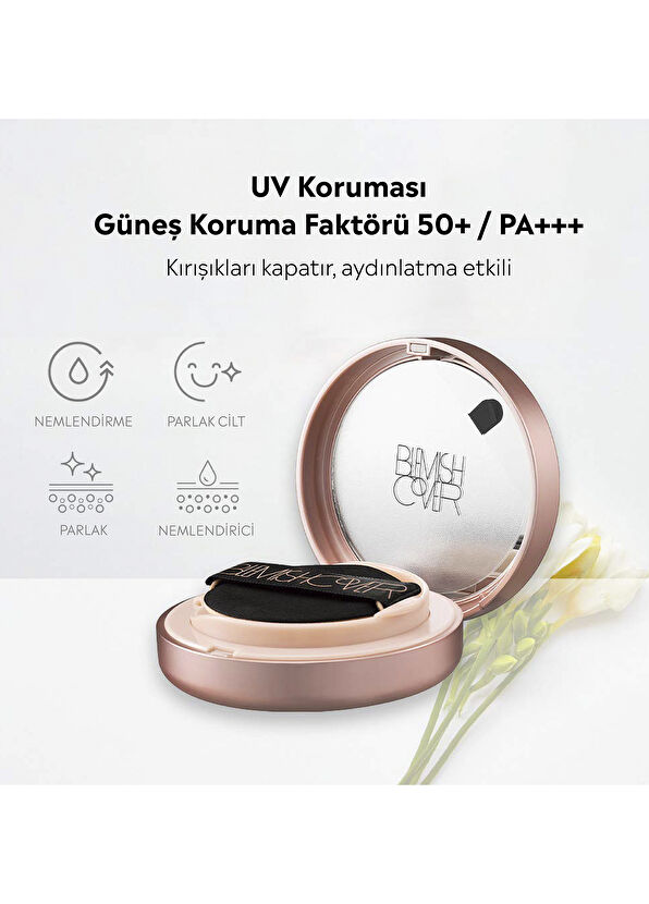 Hanskin Blemish Cover Conceal Cushion N.23 Cream Yarı Mat Kapatıcı Fondöten - 3