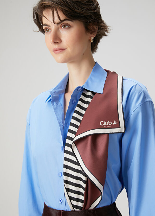 Beymen Club Desenli İpek Eşarp - 1