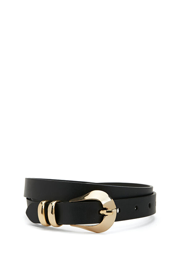 Beymen Club Black Women's Leather Belt - 1