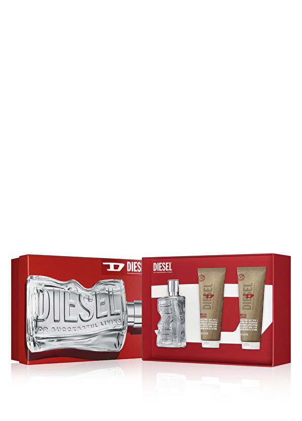 Diesel D5 EDT 100 ml + Duş Jeli 2x75 gr Erkek Parfüm Seti  - 4