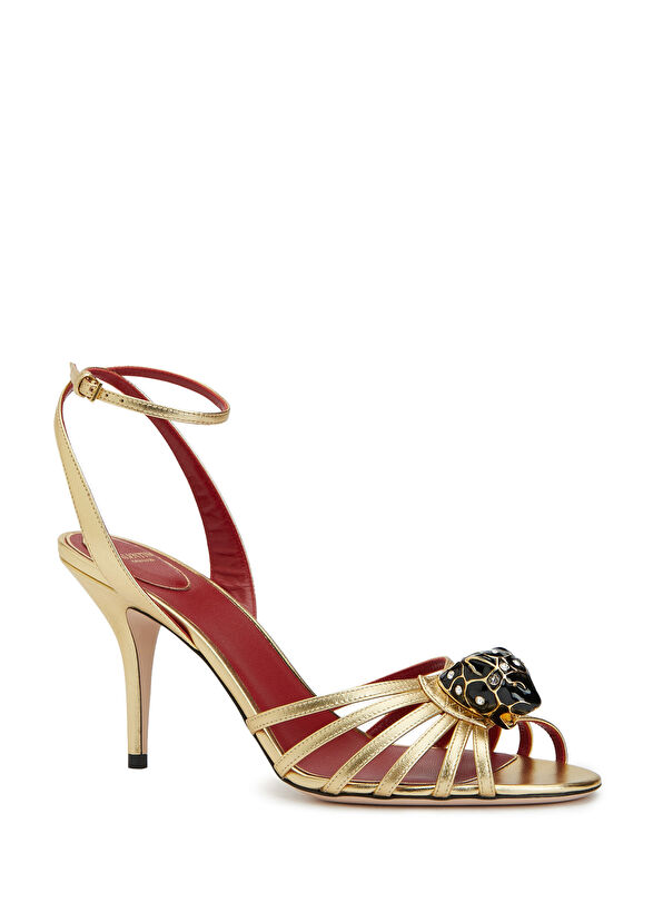 Gold Kadın Deri Sandalet - Görsel 3