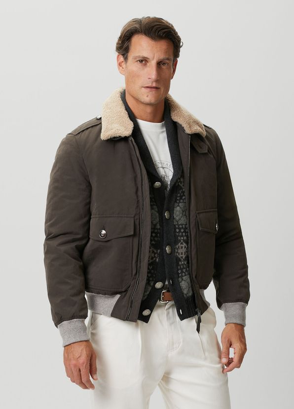 Brunello Cucinelli Dark Brown Coat - 1