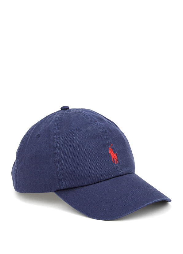 Lacivert Logo Nakışlı Erkek Şapka - Görsel 3