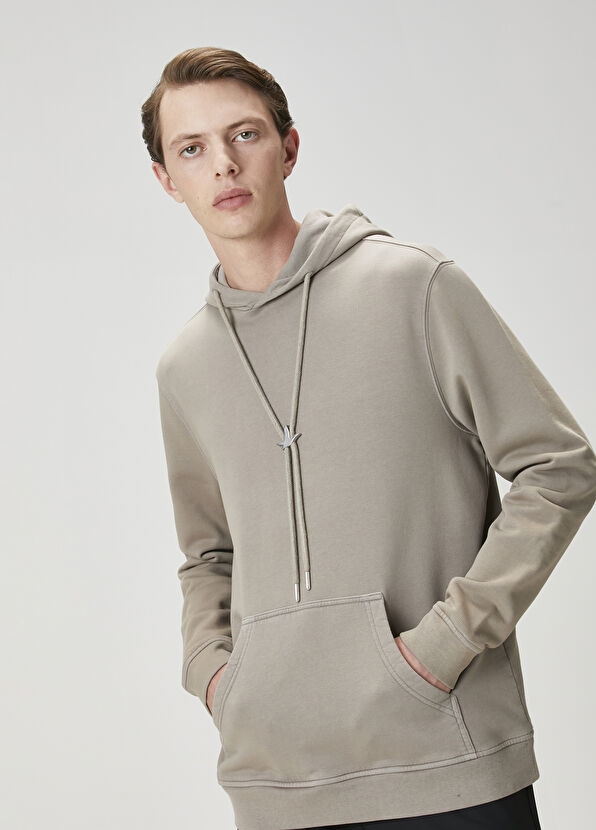 Beymen Club Mink Hooded Sweatshirt - 3