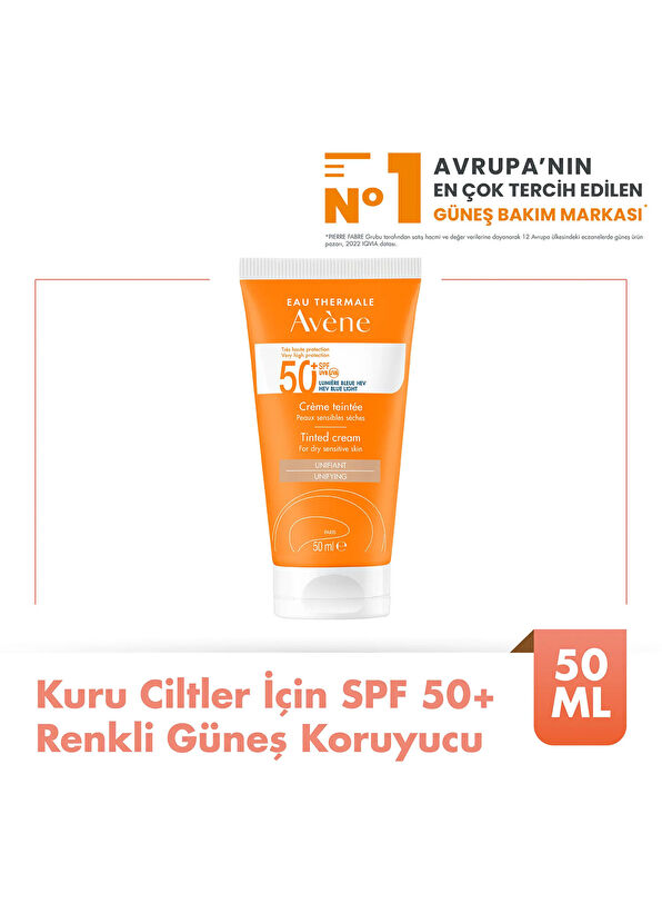 Avene Colour Cream Colour SPF50+ Sunscreen for Dry Skin 50ml - 3