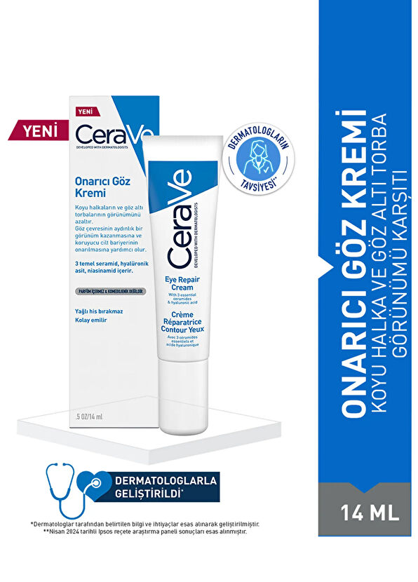 Cerave Moisturizing Repair Eye Contour Cream 14 ml - 2