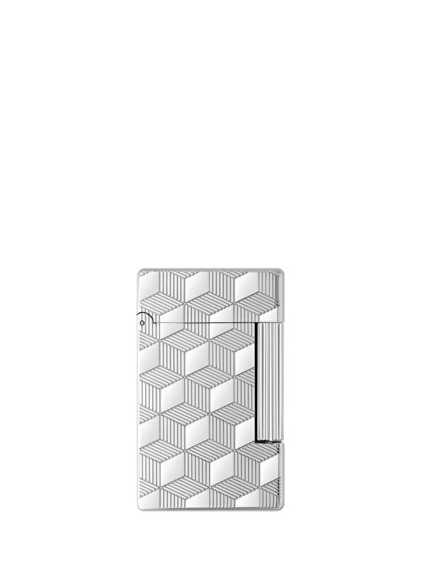 S.T. Dupont Initial Guilloche Grey Lighter - 3