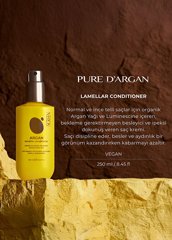 Screen Hair Care Argan Lamellar Nourishing Hair Care Cream 250 ml - 2