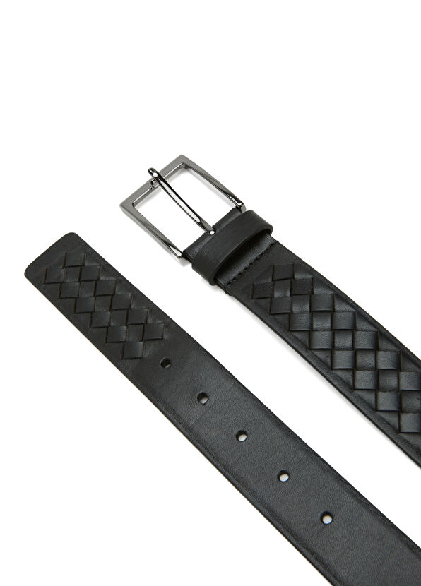 Beymen Club Black Men's Leather Belt - 2