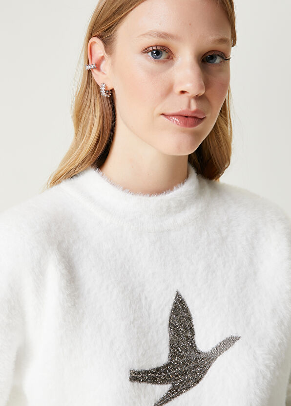 Beymen Club Silver 3lü Zirkon Taşlı Kadın Küpe - 4