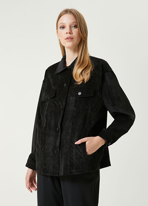 Beymen Club Black Trucker Outer Shirt - 1