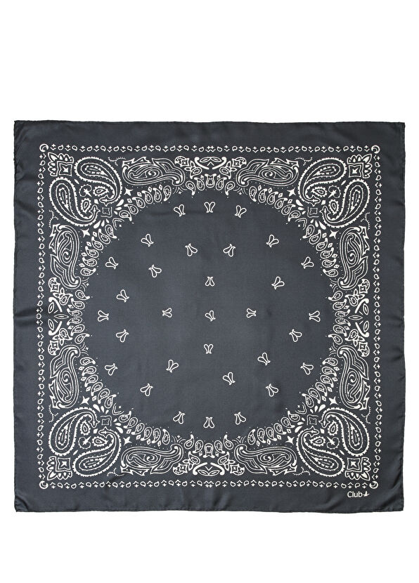 Beymen Club Navy Blue Silk Scarf - 1