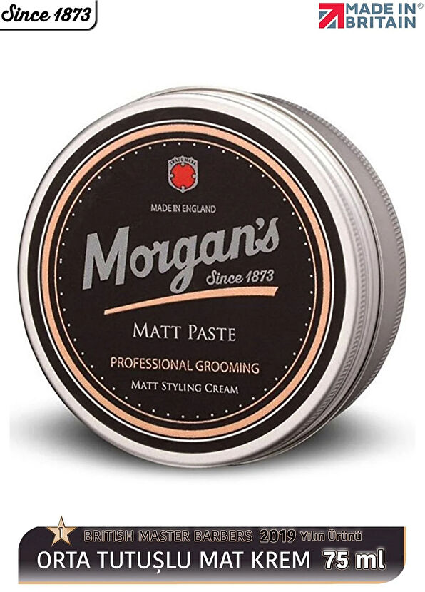 Morgan's Pomade Matt Paste Matte Finish Styling Cream 75 ml - 2