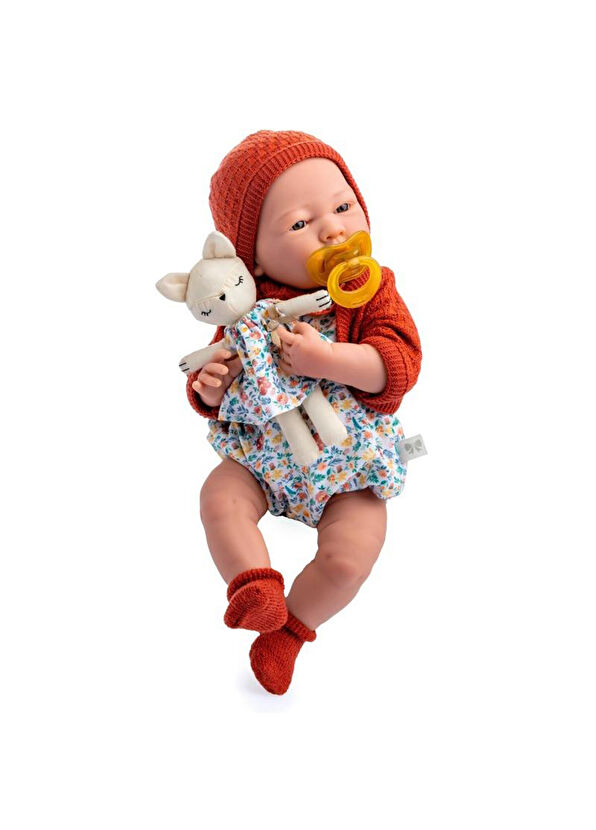 Berenguer Kiremit Hırka ve Kedili Boutique Oyuncak Bebek 38 cm - 3