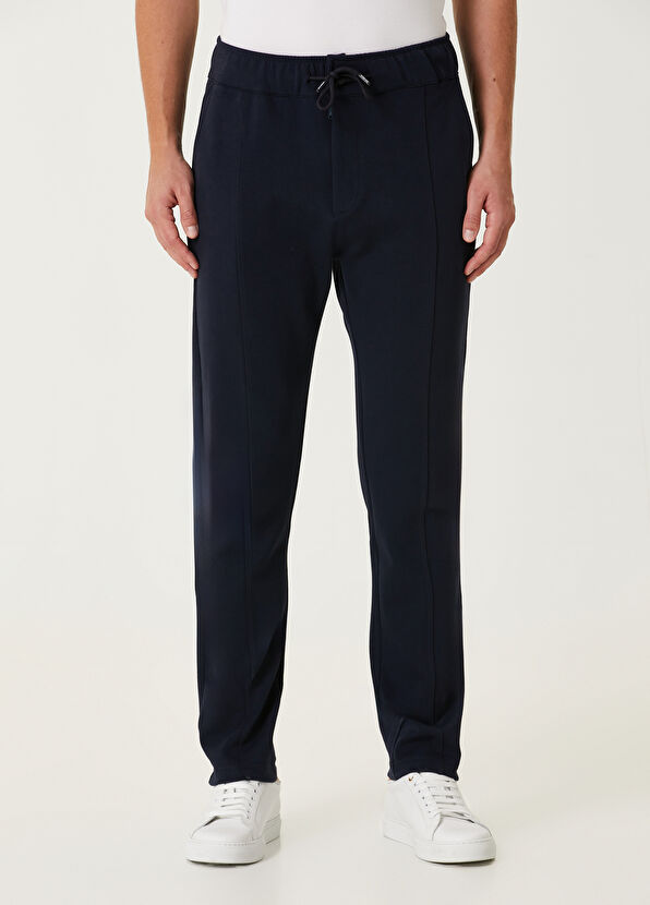 Beymen Club Navy Blue Waist Corded Jogger Sweatpants - 2