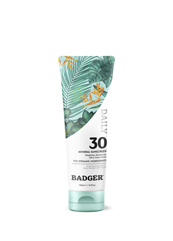 Badger Daily Mineral Güneş Kremi SPF30 Yüz ve Vücut İçin Güneş Kremi 118 ml - 1