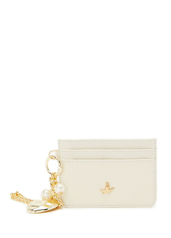 Beymen Club Off-White Charm Women's Card Holder - 1