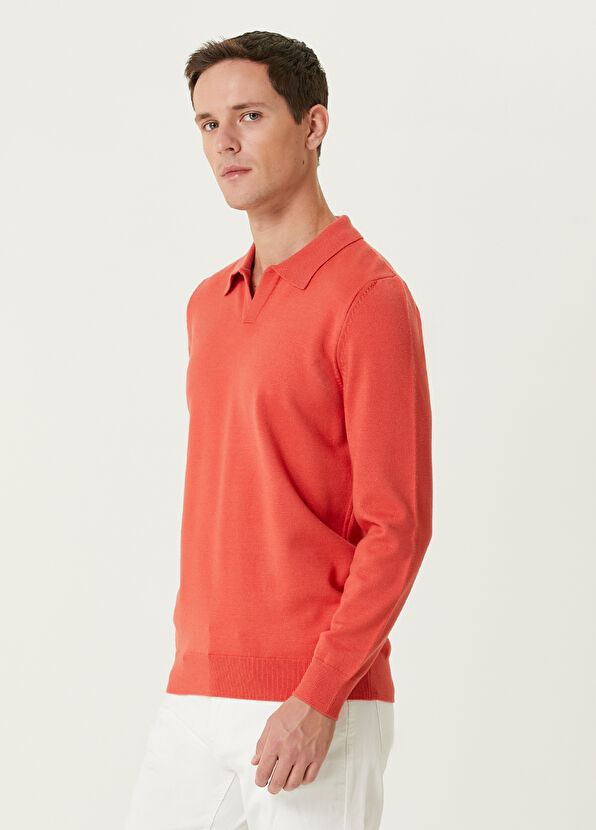 Beymen Club Nar Çiçeği Polo Yaka Triko - 4