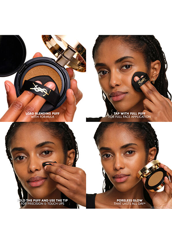 Yves Saint Laurent Ysl Skin Affair Cushion Foundation Mw1 - 4