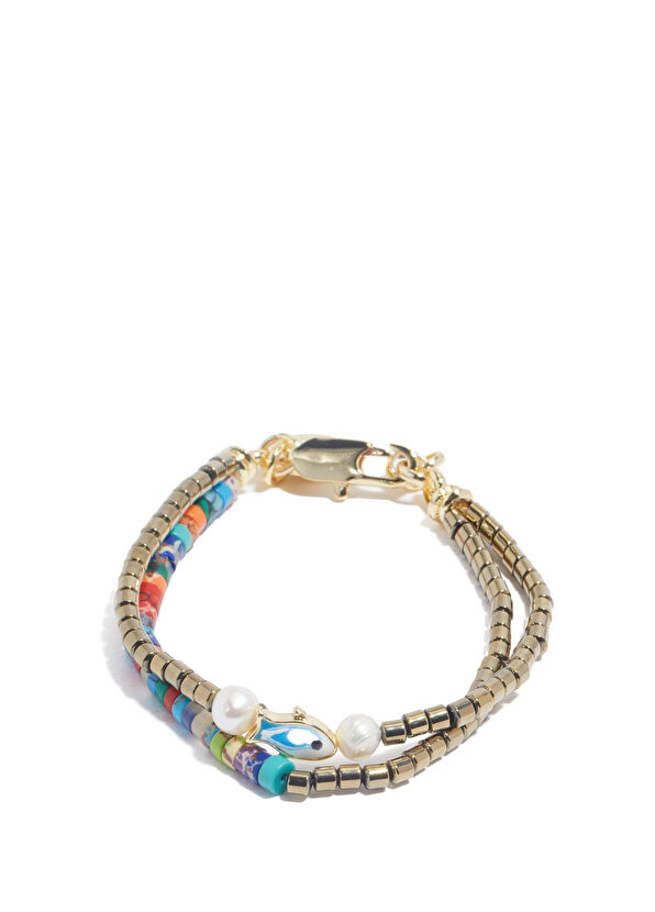 Beymen Club Multicolored Natural Stones Women's Bracelet - 2