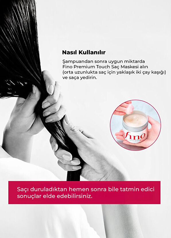 Fino Premium Touch Nemlendirici Saç Maskesi 230 gr - 3
