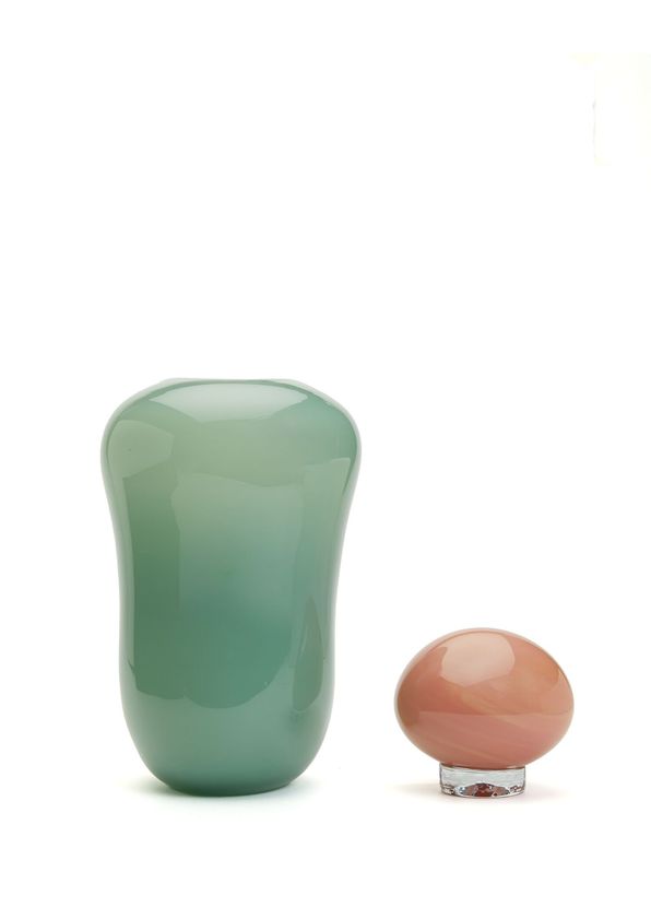 Helle Mardahl Bon Bon Mega Green Glass Object - 2