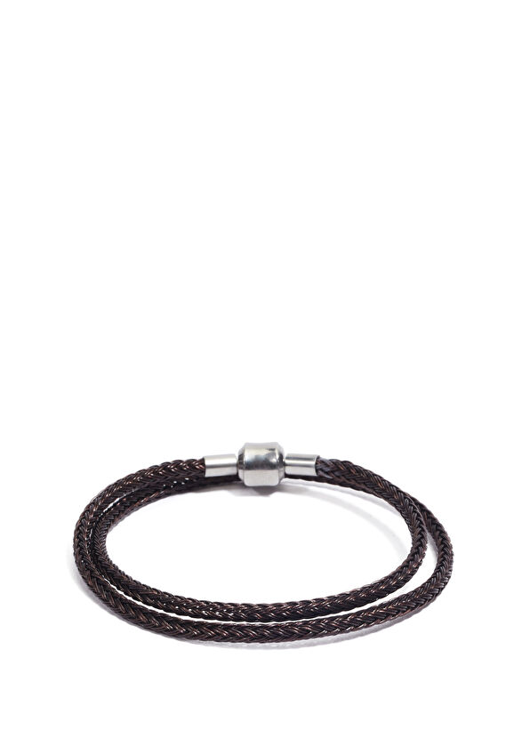 Beymen Club Brown Men's Leather Bracelet - 1
