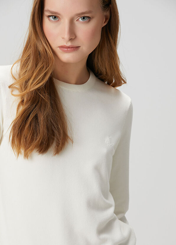 Beymen Club Beyaz Basic Kazak - 2