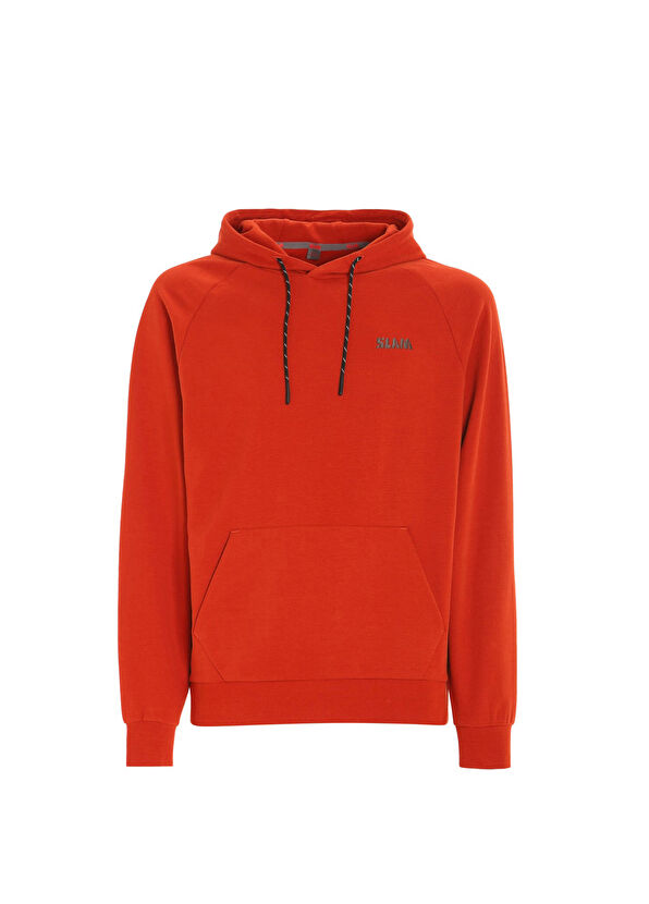 Slam Deck Hoodie Kırmızı Kapüşonlu Erkek Spor Sweatshirt - 1
