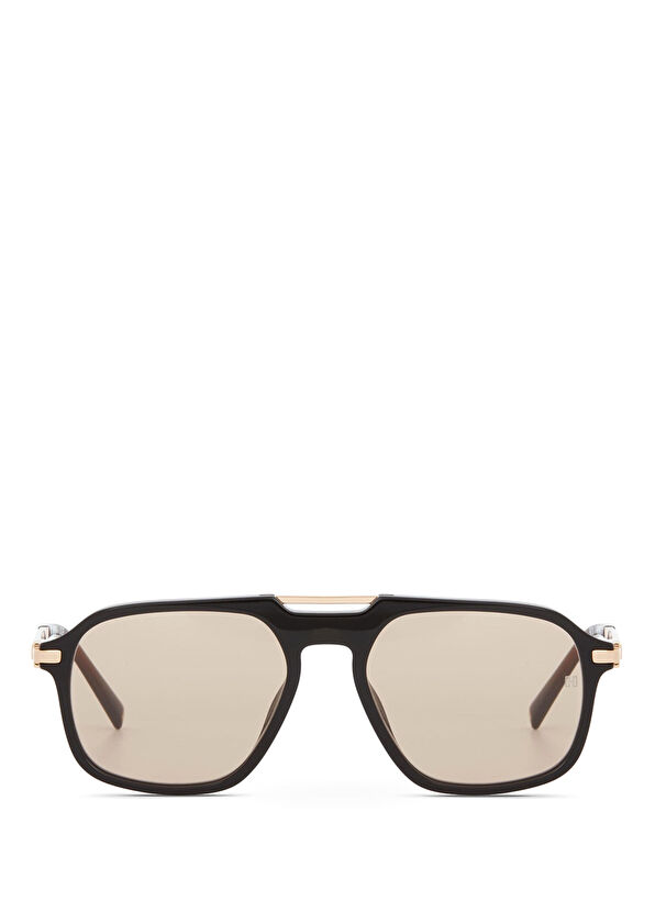 Popstar HM 1747 C1 Koyu Kahve Altın Rengi Metal Unisex Güneş Gözlüğü - Görsel 3