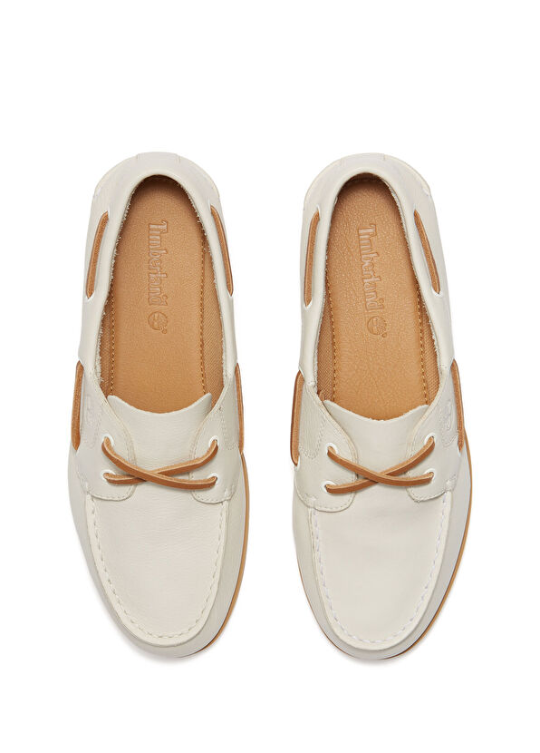 Timberland Classic Off White Women's Leather Loafer - 4