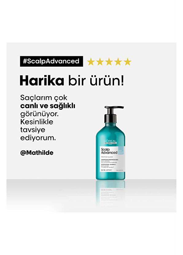 Loreal Professionnel Serie Expert Scalp Advanced Anti-Dandruff Professional Shampoo 500 ml - 4