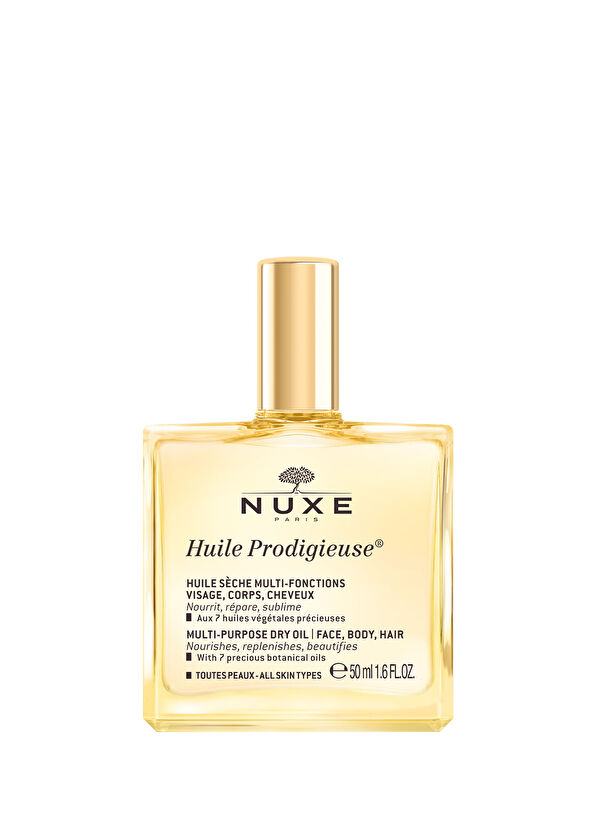 Nuxe Dry Oil For Face, Body And Hair 50 ml + Body Massage Brush - 1