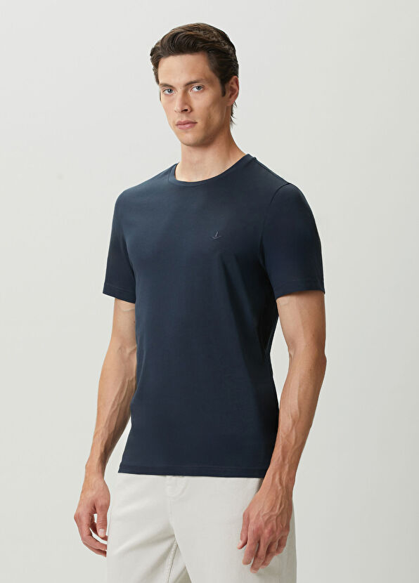 Beymen Club Lacivert Basic T-shirt - 1