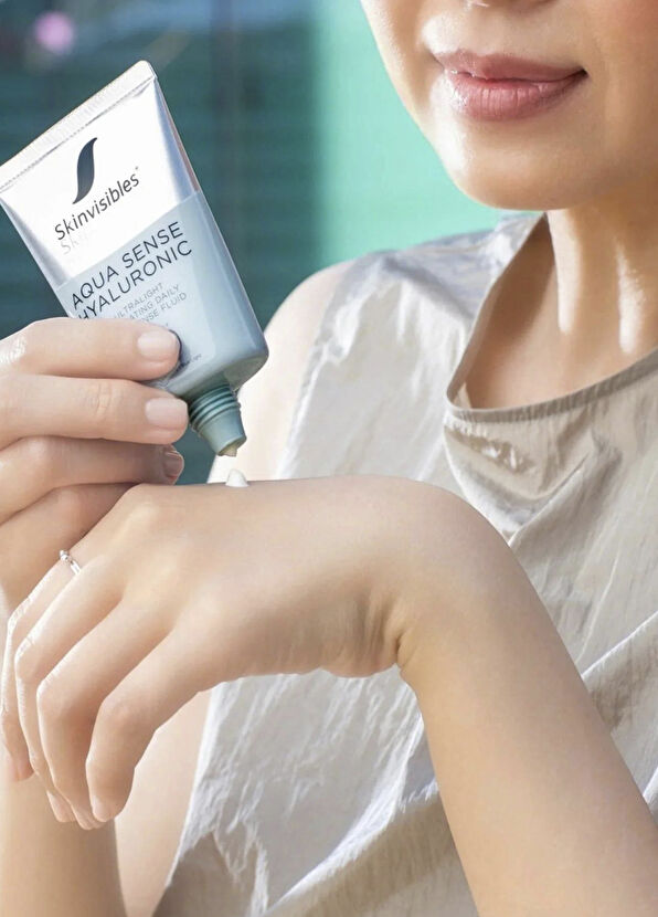 Skinvisibles Aqua Sense Hyaluronic Fluid SPF50 PA++++ Güneş Kremi 50 ml - 4