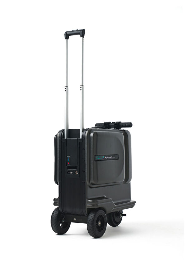 SE3T Siyah Kayıtlı Bagaj Elektrikli Binilebilir Scooter Valiz - Görsel 5