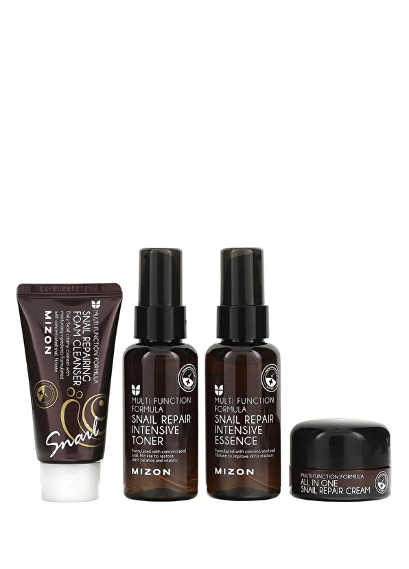 Mizon Snail Miniature Set Canlandırıcı Nemlendirici Onarıcı 4'lü Cilt Bakım Seti - 1